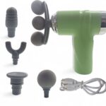 Ударний масажер Fascial Gun( Білий, рожевий, блакитний, зелений) (30) AR-00150 - Зображення 4