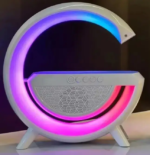 Настільна смарт-лампа нічник з бездротовою зарядкою 10W і Bluetooth колонкою (20) A-906-214 - Зображення 3