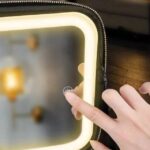Косметичка-органайзер із дзеркалом та підсвічуванням — містка дорожня сумка для косметики GT-620 - Зображення 3