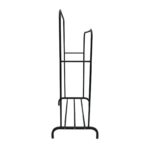 Подвійна стійка вішалка для одягу Double floor Hanger з полицею для взуття (6) - Зображення 4