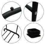 Подвійна стійка вішалка для одягу Double floor Hanger з полицею для взуття (6) - Зображення 5