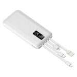 Повербанк Power Bank 10000mAh NJ-39 Чорний/Белий А 874 (100) - Зображення 3