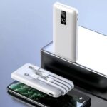 Повербанк Power Bank 10000mAh NJ-39 Чорний/Белий А 874 (100) - Зображення 5